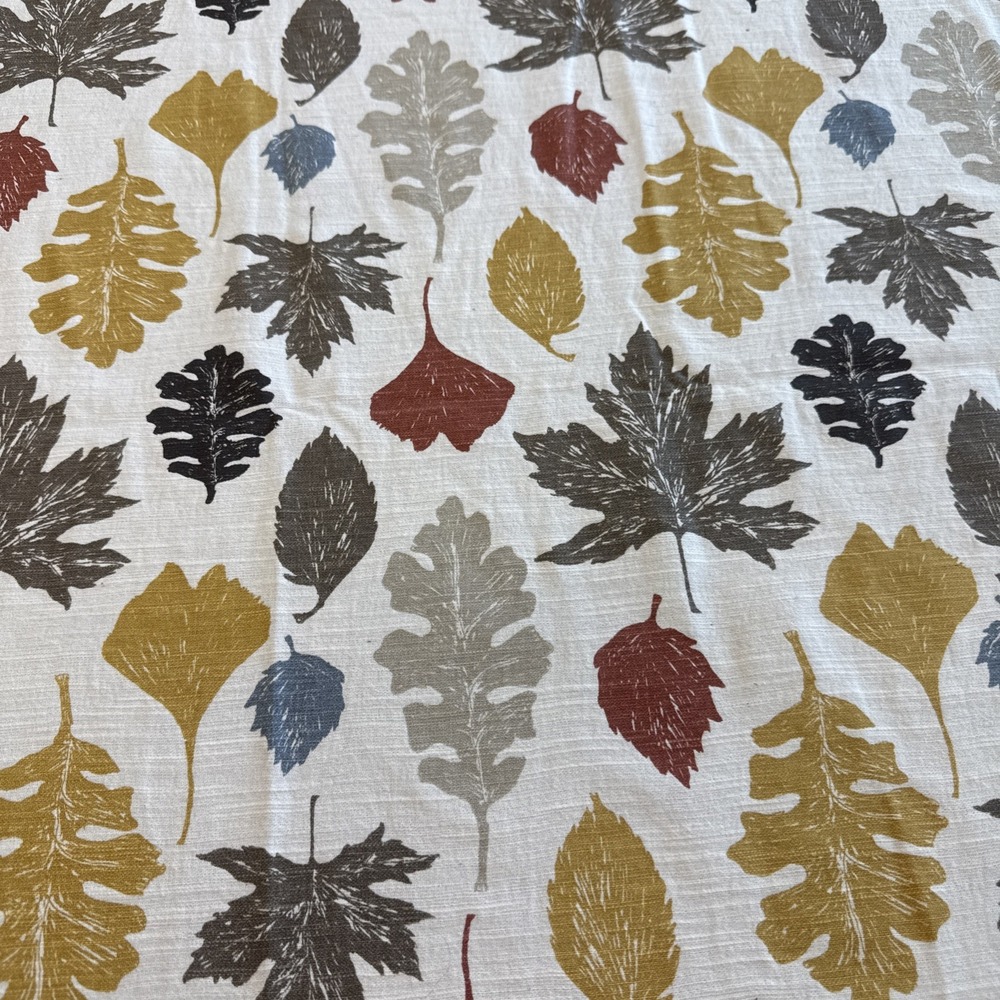Tablecloth Fall Leaves Autumn Trees Nature 60"x114" Rectangle 100% Cotton Gold